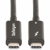 Startech 6Ft 2M Active Thunderbolt 4 Cable 40Gbps 100W Pd 4K/8K Video Intel-Cert A40G2MB-TB4-CABLE