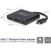 Startech Usb C Multiport Adapter With Hdmi 4K & 1X Usb 3.0 Pd Mac & Windows Usb CDP2HDUACP