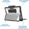 Max Interactive Maxcases Extreme Shell Rugged Case for Microsoft Surface Pro 9 S MS-ES-SP-G9-BLK