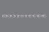GBC 47901E 5mm White Wire Binders Pack of 100 47901E