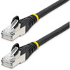 Startech 50Cm Cat6A Ethernet Cable Black Low Smoke Zero Halogen Lszh 10 Gbe 100W NLBK-50C-CAT6A-PATCH