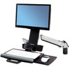 Ergotron Styleview Sit-Stand Combo Arm. Mounting: Screws Maximum Weight Capacity 45-266-026