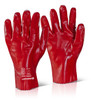 Pvc 11" Gauntlet Red Size ONE SISE PVCR11