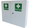 Click Medical Double Door Metal First Aid Cabinet White CM1121