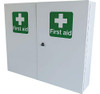 Click Medical Double Door Metal First Aid Cabinet White CM1121