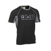 Jcb Workwear Trade T-Shirt Black/Grey Size 3XL D+ID-X3L
