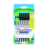 Paper Mate 2187678 Kilometrico Recycled Black Ball Pen pack of 8 pens 2187678