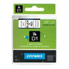 Dymo 45017 12mm x 7m Black on Red Tape 45017