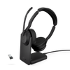 Jabra Evolve2 55 Link 380 USB-A UC Stereo Headset and Stand EVOLVE255AUCSTEREOSTAND