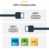 Startech 15Cm 6In White Usb-C Charging Cable 60W 3A Pd Dual-Layer Braided Nylon/ USB2CC15CMNCBRWH