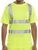 Beeswift Crew Neck Hi-Vis Short Sleeve T-Shirt Saturn Yellow Size M BSCNTSENSYM