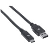 Manhattan Usb-C To Usb-A Cable 2M Male To Male 5 Gbps Usb 3.2 Gen1 Aka Usb 3.0 3 354974