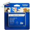 Brother Tze-231S2 Laminated Tape 12Mm 4M Black On White TZE231S2