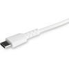 Startech 3 Foot/1M Durable White Usb-C To Lightning Cable Rugged Heavy Duty Char RUSBCLTMM1MW