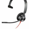 Hp Poly Hp Poly Blackwire 3310 Monaural Usb-C Headset +Usb-C/A Adapter. Product 8X215AA