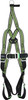 2 Point Rescue Harness Black/Green HSFA10106