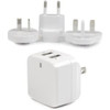 Startech Travel Usb Wall Charger 2 Port White Universal Travel Adapter Internati USB2PACWH