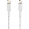 Belkin CAA004BT1MWH. Cable Length: 1 M Connector 1: Lightning Connector 2: Usb C CAA004BT1MWH