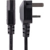 Startech 3M  Computer Power Cord 3 Pin Mains Lead C13 To Bs-1363 9.8Ft/3M 18Aw PXT101UK3M