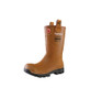 Dunlop Purofort Rigpro Full Safety Boot Unlined Tan Size 8 LJ2HR4208
