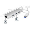 Startech 3-Port Usb Hub With Ethernet Usb-A Ports Gigabit Ethernet/Gbe Usb 5Gbps ST3300G3UA