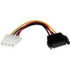 Startech 15 Cm Sata To Lp4 Power Cable Adapter F/M Connect An Ide Hard Drive To LP4SATAFM6IN