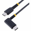 Startech 6In 15Cm Usb C Charging Cable Right Angle 60W Pd 3A Heavy Duty Fast Cha R2CCR-15C-USB-CABLE