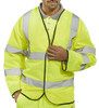Beeswift Hi-Vis Long Sleeve Jerkin Saturn Yellow Size XXXXXL PKJENG5XL
