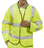 Beeswift Hi-Vis Long Sleeve Jerkin Saturn Yellow Size XXXXXL PKJENG5XL