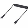 Startech 20In 50Cm Usb C Charging Cable Coiled Heavy Duty Fast Charge & Sync Usb R2CCC-50C-USB-CABLE