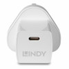Lindy 20W Usb Type C Gan Charger Indoor Ac 12 V White 73411