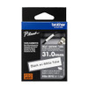 Brother HSE-261E 31mm Black on White Heat Shrink Tube HSE261E