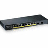 Zyxel Gs1900-10Hp V2 8-Port Gbe L2 Poe Smart Switch + 2 Sfp Slots 802.3At Deskto GS1900-10HP-GB0102F