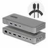 Startech Usb4 Docking Station Driverless Dual 4K for Macos And Windows Universal 208UE-USB4-DOCK