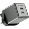 Alogic Rapid Power 45 W Ac Adapter 1 Pack Universal Adapter 2 Usb Type-C for Iph WCG2X45SGR-UK