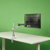 R-Go Tools R-Go Zepher 4 Monitor Arm Mounting Arm for Monitor Black Silver R-Go RGOVLZE4SI