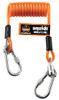 Ergodyne Coil Tool Lanyard Medium Orange Size M EY3130M