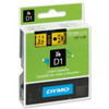 Dymo 45018 12mm x 7m Black on Yellow Tape S0720580 45018