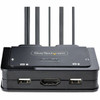Startech Kvm Switchbox 2 ComputerS 1 Local UserS 4K 3840 X 2160 4 X Usb Usb 2.0 C2-H46-UAC-CBL-KVM
