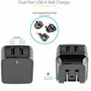 Startech Travel Usb Wall Charger 2 Port Black Universal Travel Adapter Internati USB2PACBK