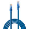 Lindy 1M Cat.6 U/Utp Network Cable Blue. Cable Length: 1 M Cable Standard: Cat6 48017