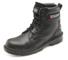 Beeswift Smooth Leather 6 " Boot Black Size 8 CF2BL08
