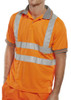 Beeswift Short Sleeve Hi-Vis Polo Shirt Saturn Yellow Size S BPKSENSYS