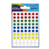 Avery 32-291 8 mm Round Assorted Colour Stickers AVERY32291