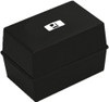 Q-Connect Card Index Box 127 x 76mm Black KF10001 KF10001