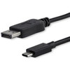 Startech 6Ft/1.8M Usb C To Displayport 1.2 Cable 4K 60Hz Usb Type-C To Dp Video CDP2DPMM6B