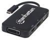 Manhattan 152600 Usb-C Dock/Hub. Ports X4: 152600