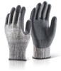 Beeswift Micro Foam Nitrile Cut Level 5 Gloves Black Size XXL KS5XXL