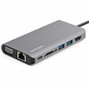 Startech Usb C Multiport Adapter Usb-C Mini Travel Dock W/ 4K Hdmi Or 1080P Vga DKT30CHVAUSP