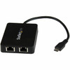 Startech Usb C To Dual Gigabit Ethernet Adapter With Usb 3.0 Type-A Port Usb Typ US1GC301AU2R